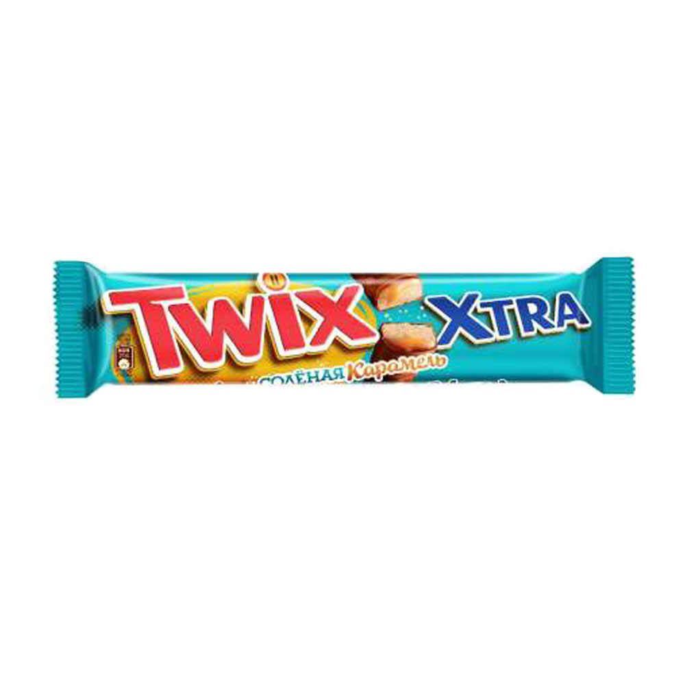 Купить шоколадный батончик twix xtra соленая карамель 82г с доставкой на дом  в магазине SPAR