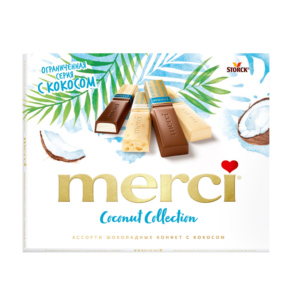 Изображение товара Набор Конфет Merci Кокос 250г