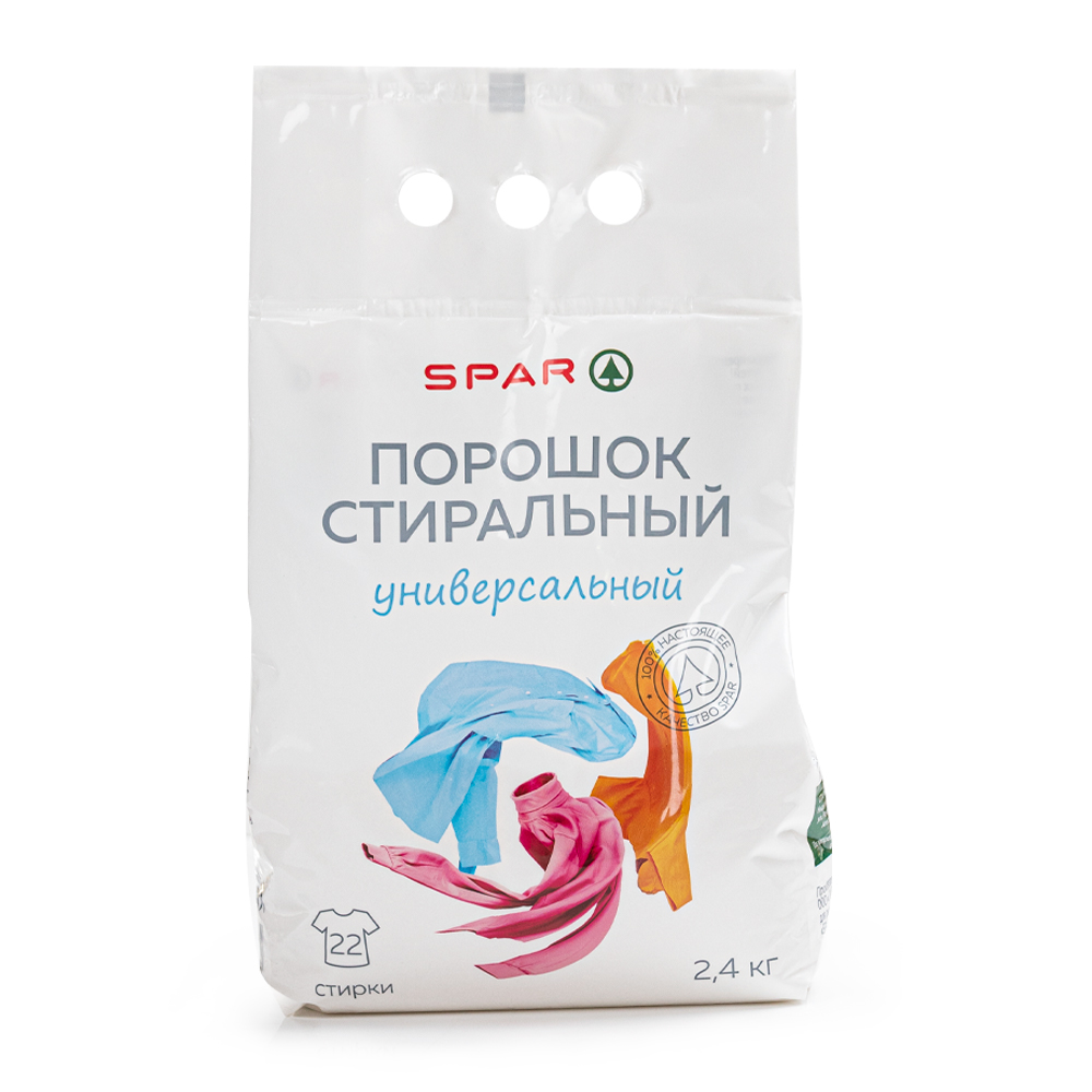 Купить стиральный порошок spar универсальный 2,4кг с доставкой на дом в  магазине SPAR