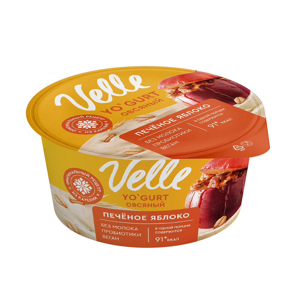 Изображение товара Продукт Овсяный Velle Печеное Яблоко 140г