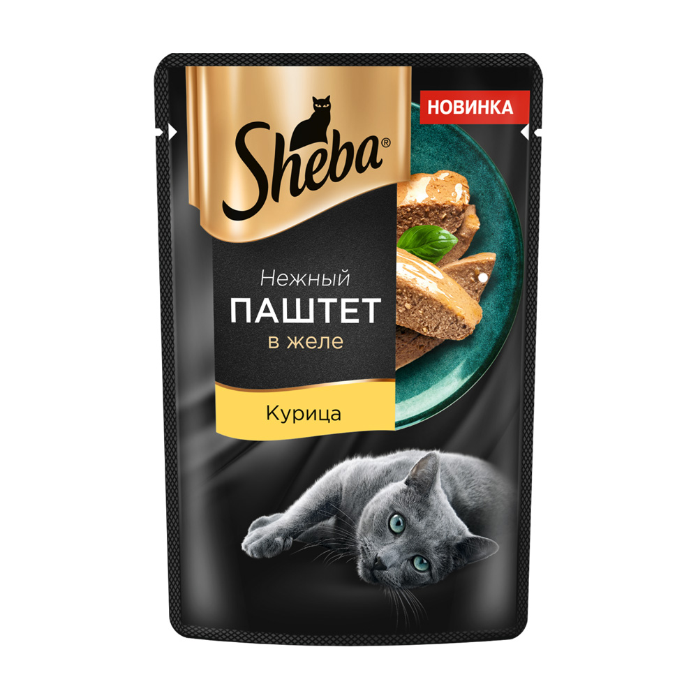 Купить корм влажный для кошек sheba паштет с курицей 75г с доставкой на дом  в магазине SPAR