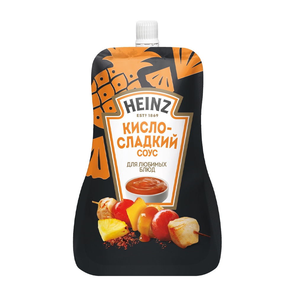Изображение товара Соус Heinz Кисло-Сладкий 200г дой-пак
