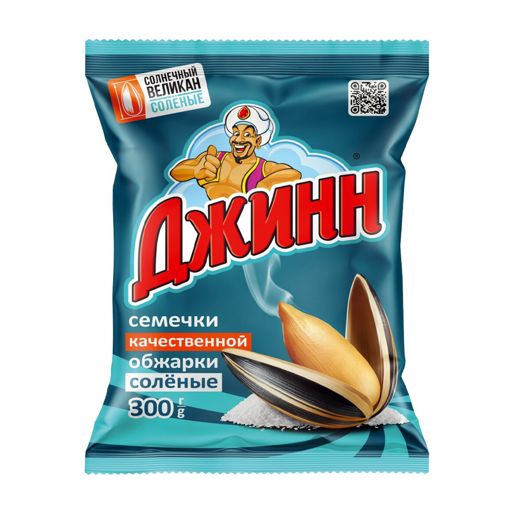 Изображение товара Семечки Джинн Солнечный Великан Соленые 300г