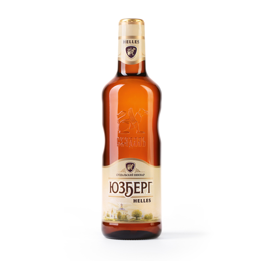 Изображение товара Пиво Юзберг Хеллес Светлое 4,5% 0,47л Стекло