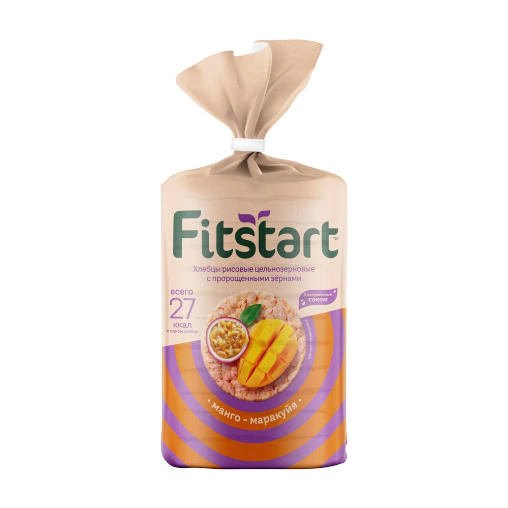 Изображение товара Хлебцы Fitstart Рисовые Манго-Маракуйя 100г