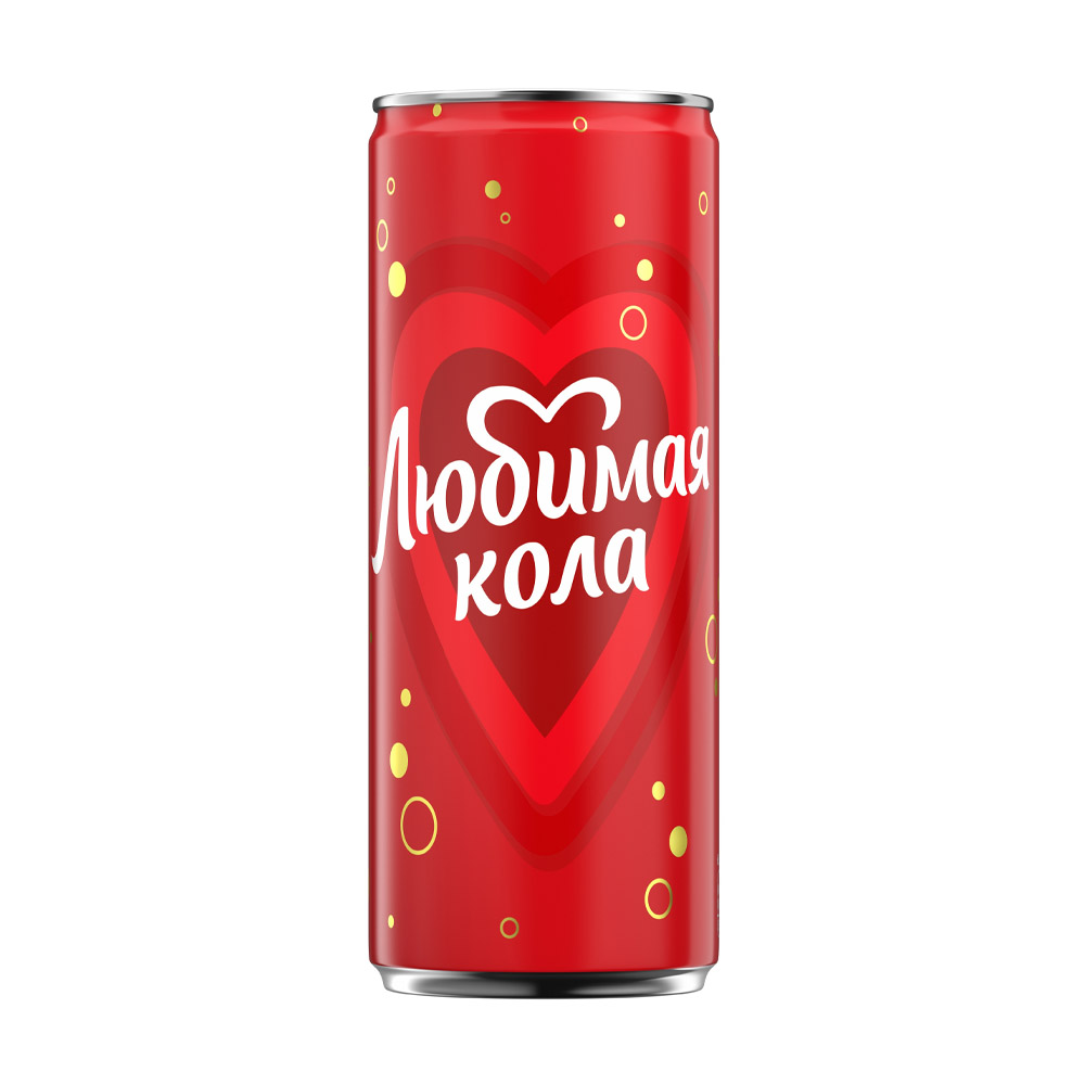 Купить напиток любимая кола газированный 0,33л ж/б с доставкой на дом в ...
