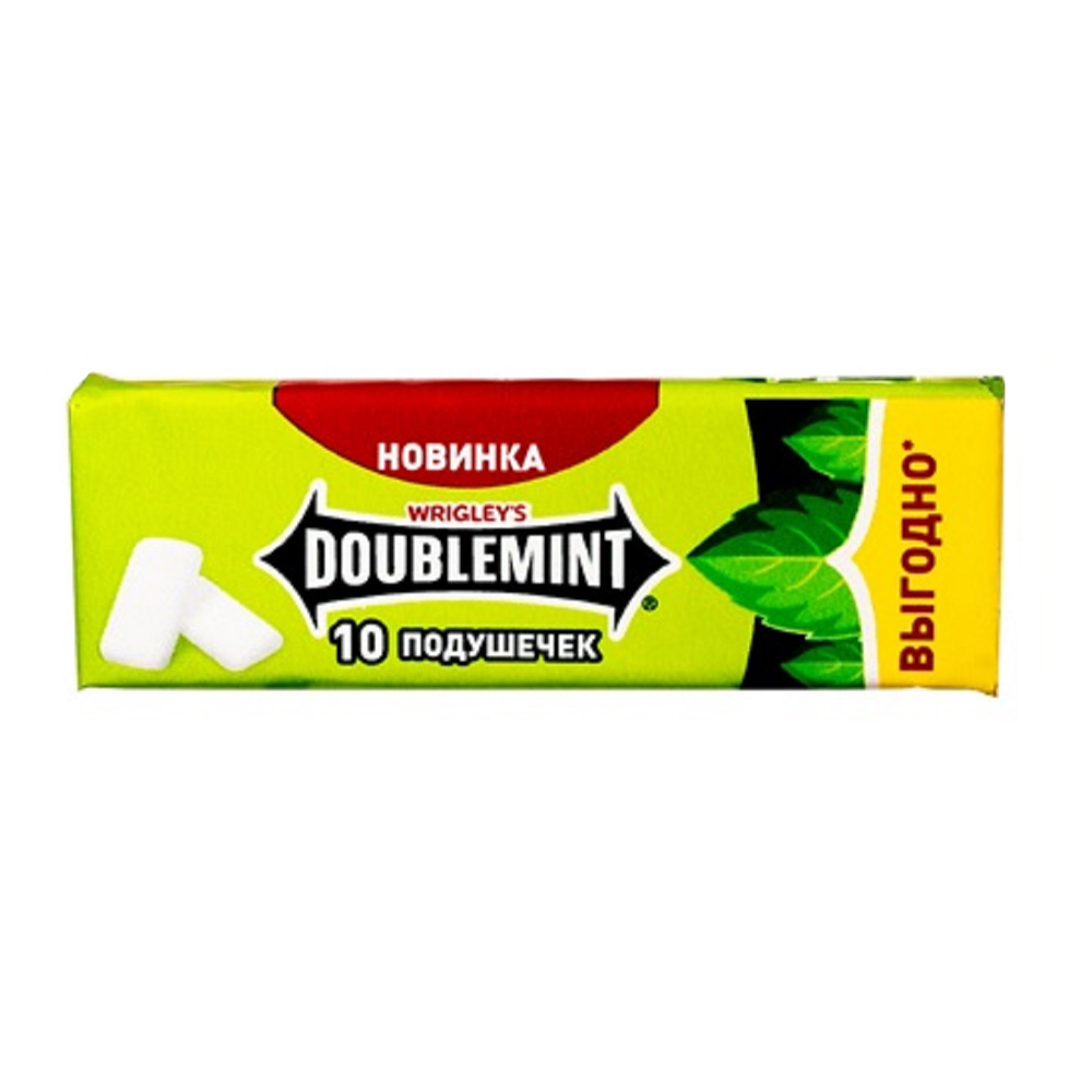 Купить жевательная резинка wrigleys doublemint 13г с доставкой на дом в ...
