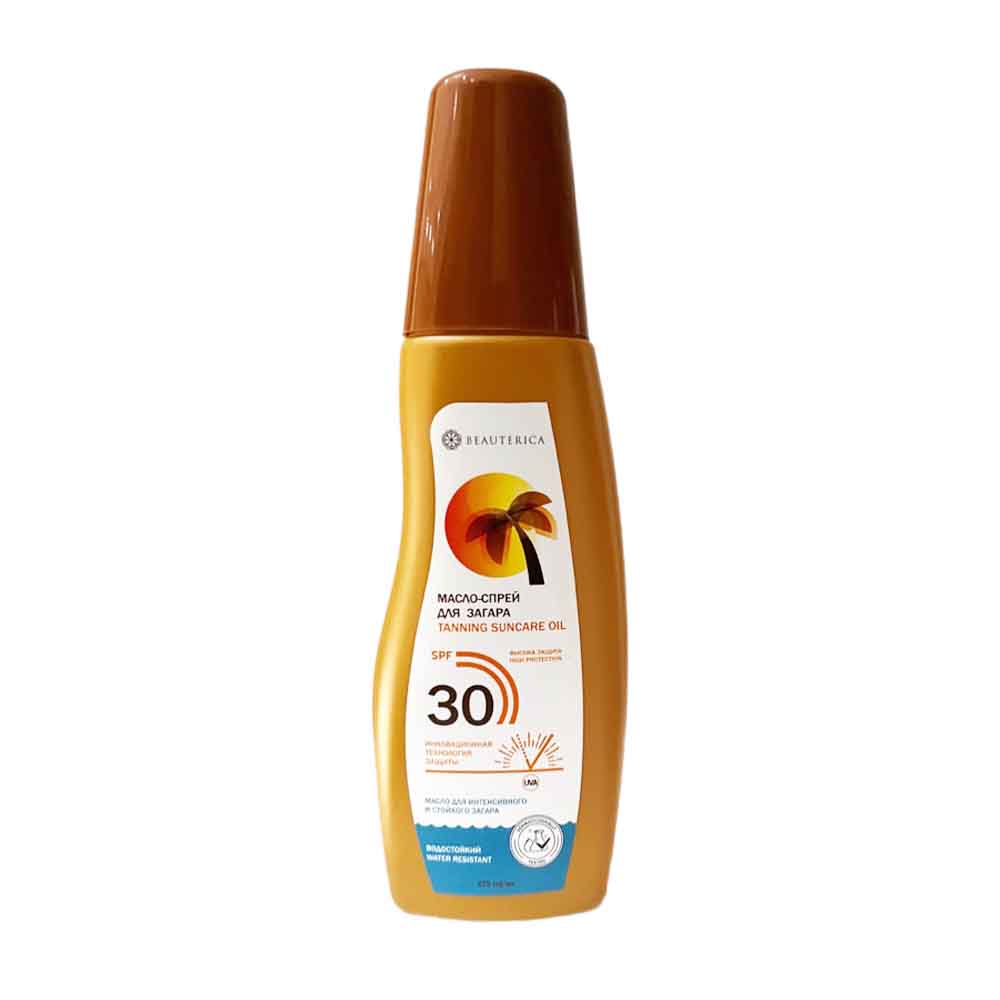 Купить масло-спрей beauterica для загара spf 30 175мл с доставкой на ...