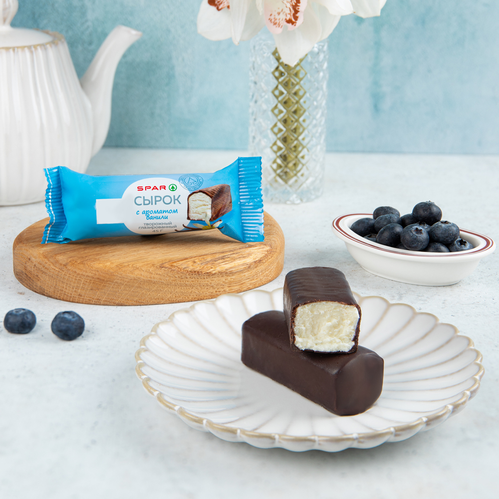 Изображение товара Сырок Творожный SPAR с Ванилью 20% 45г