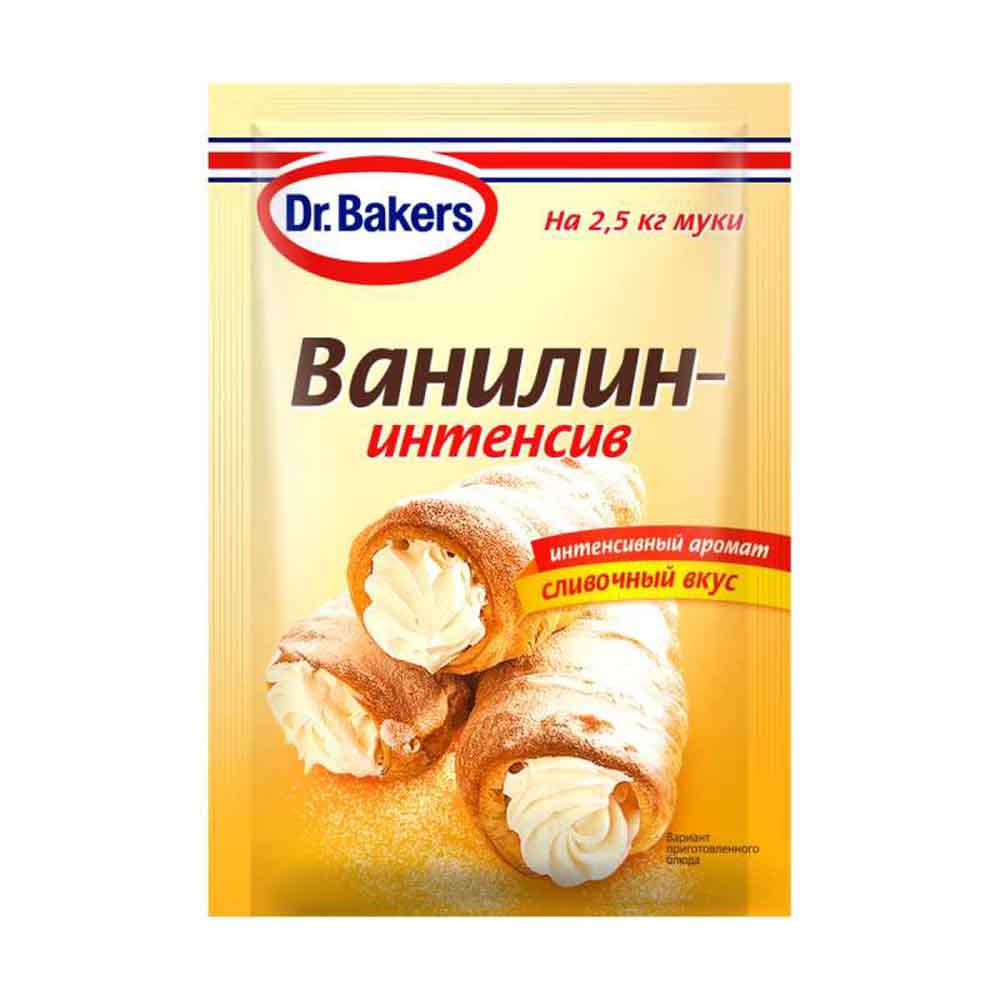 Купить ароматизатор ванилин интенсив dr. bakers 2г с доставкой на дом в  магазине SPAR