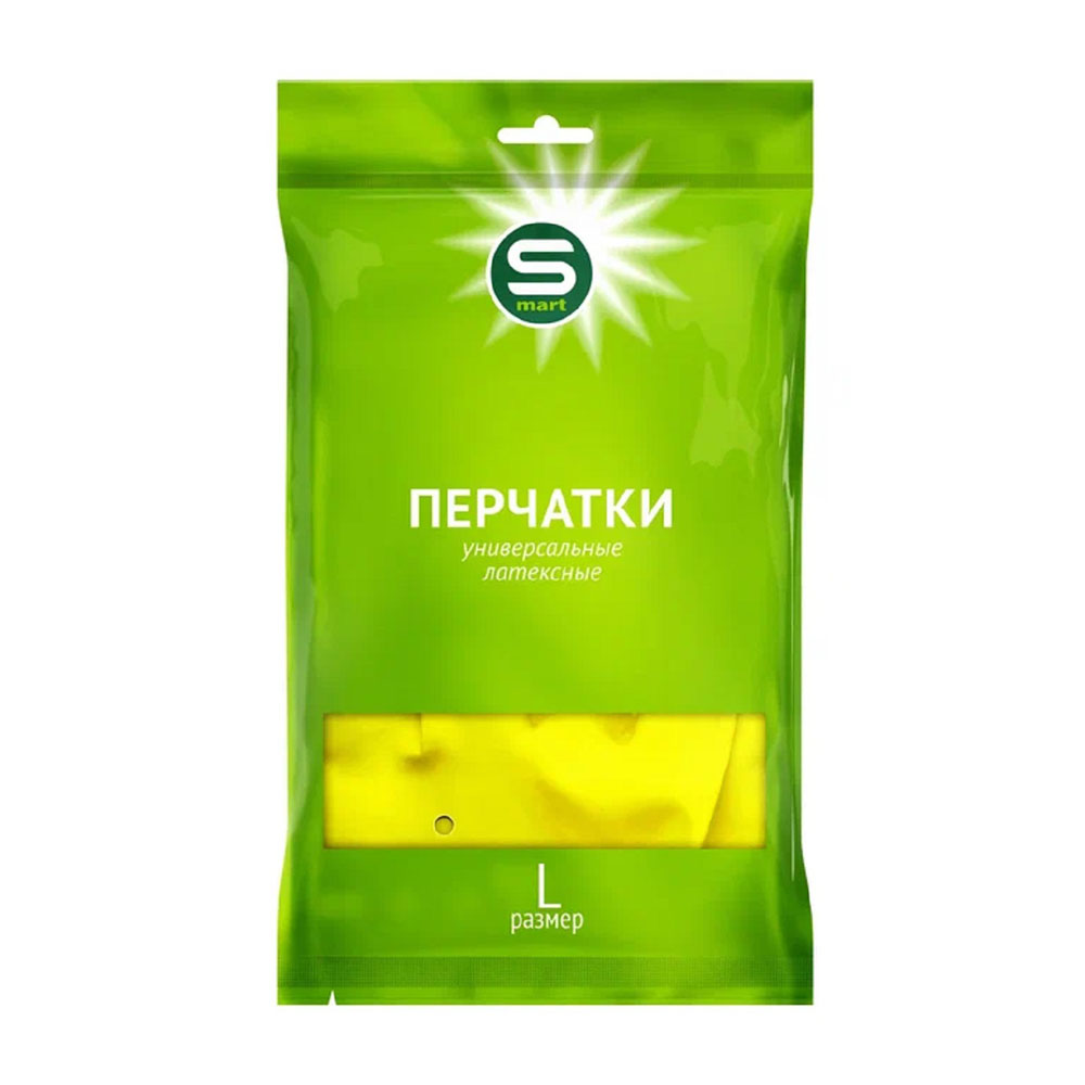 Изображение товара Перчатки SMART Универсальные Латексные (LT) для бытовых работ