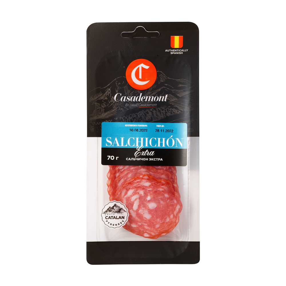 Изображение товара Колбаса Сыровяленая Casademont Сальчичон Экстра 70г