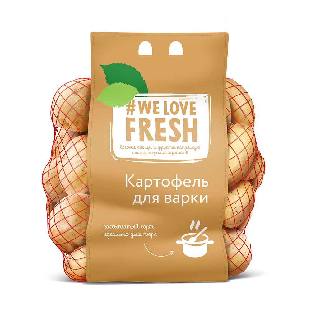 Купить картофель we love fresh для варки 3кг с доставкой на дом в ...
