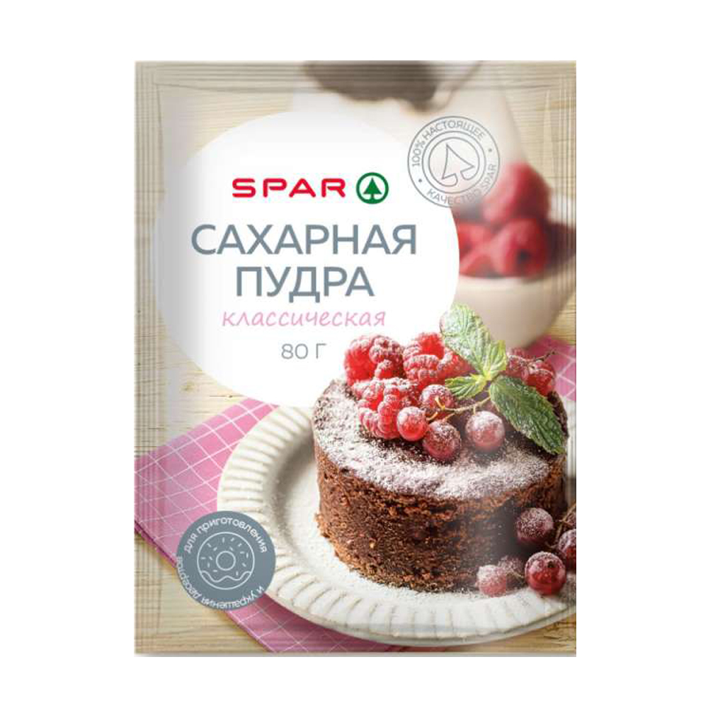 Купить пудра сахарная spar 80г с доставкой на дом в магазине SPAR