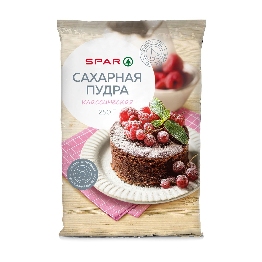 Купить пудра сахарная spar 250г с доставкой на дом в магазине SPAR