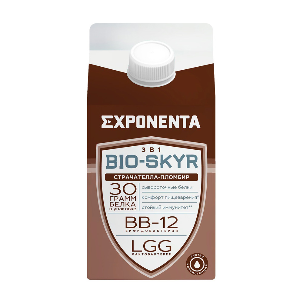 Изображение товара Exponenta Bio-Skyr Страчателла Пломбир 500г