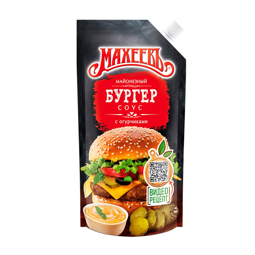 Купить соус майонезный махеевъ бургер 200г дой-пак с доставкой на дом в ...