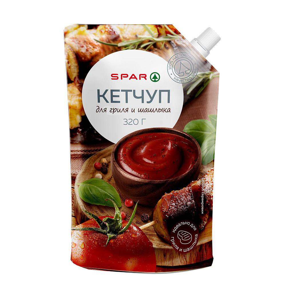 Купить кетчуп spar для гриля и шашлыка 320г с доставкой на дом в ...