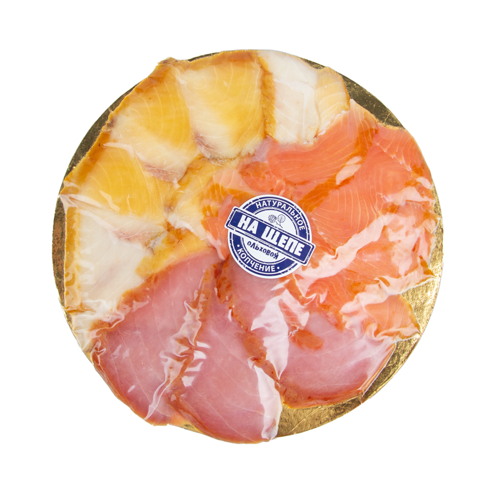 Изображение товара Ассорти Рыбное Дело: Масляная Форель и Тунец, 0.25 кг