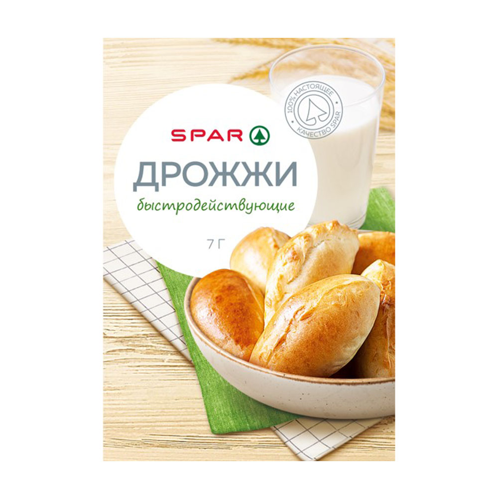 Купить дрожжи spar быстродействующие 7г с доставкой на дом в магазине SPAR