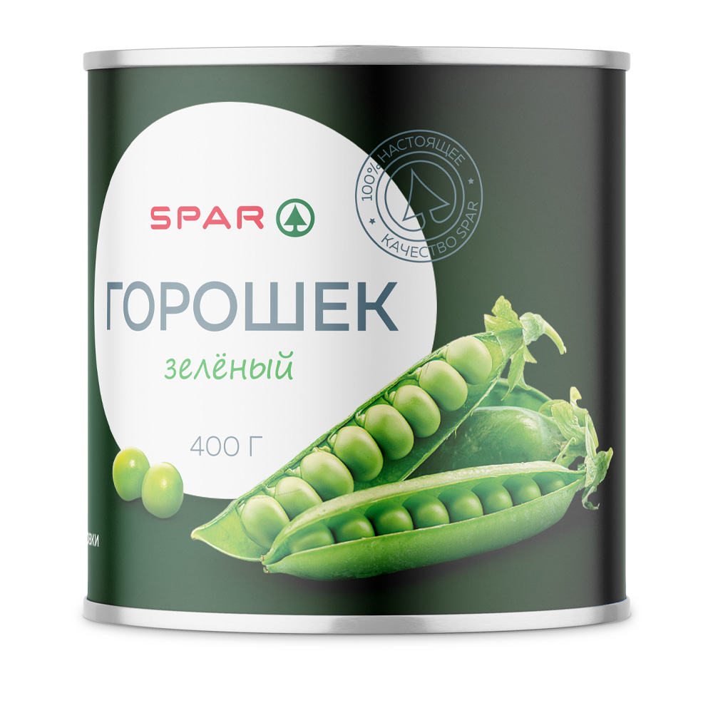 Купить горошек spar зеленый 400г с доставкой на дом в магазине SPAR