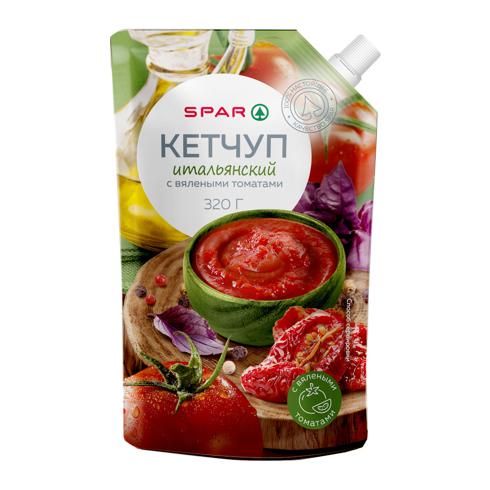 Изображение товара Кетчуп SPAR Итальянский 320г