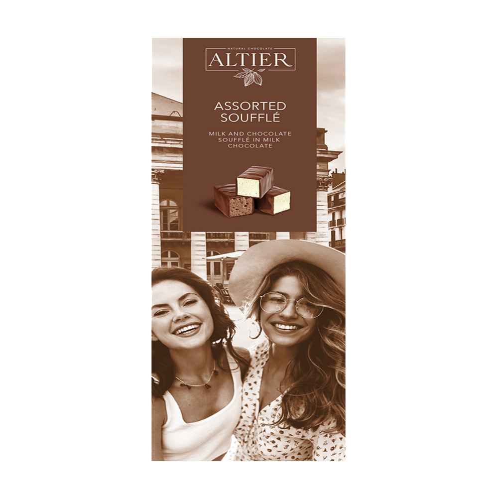 Изображение товара Набор Конфет Altier Ассорти Суфле в Молочном Шоколаде 170г