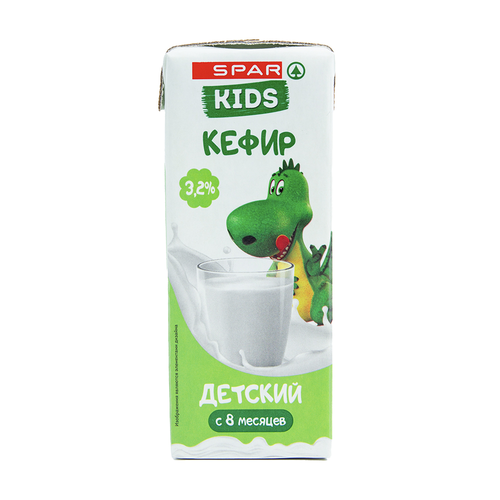 Купить кефир spar kids 3,2% 210г с доставкой на дом в магазине SPAR