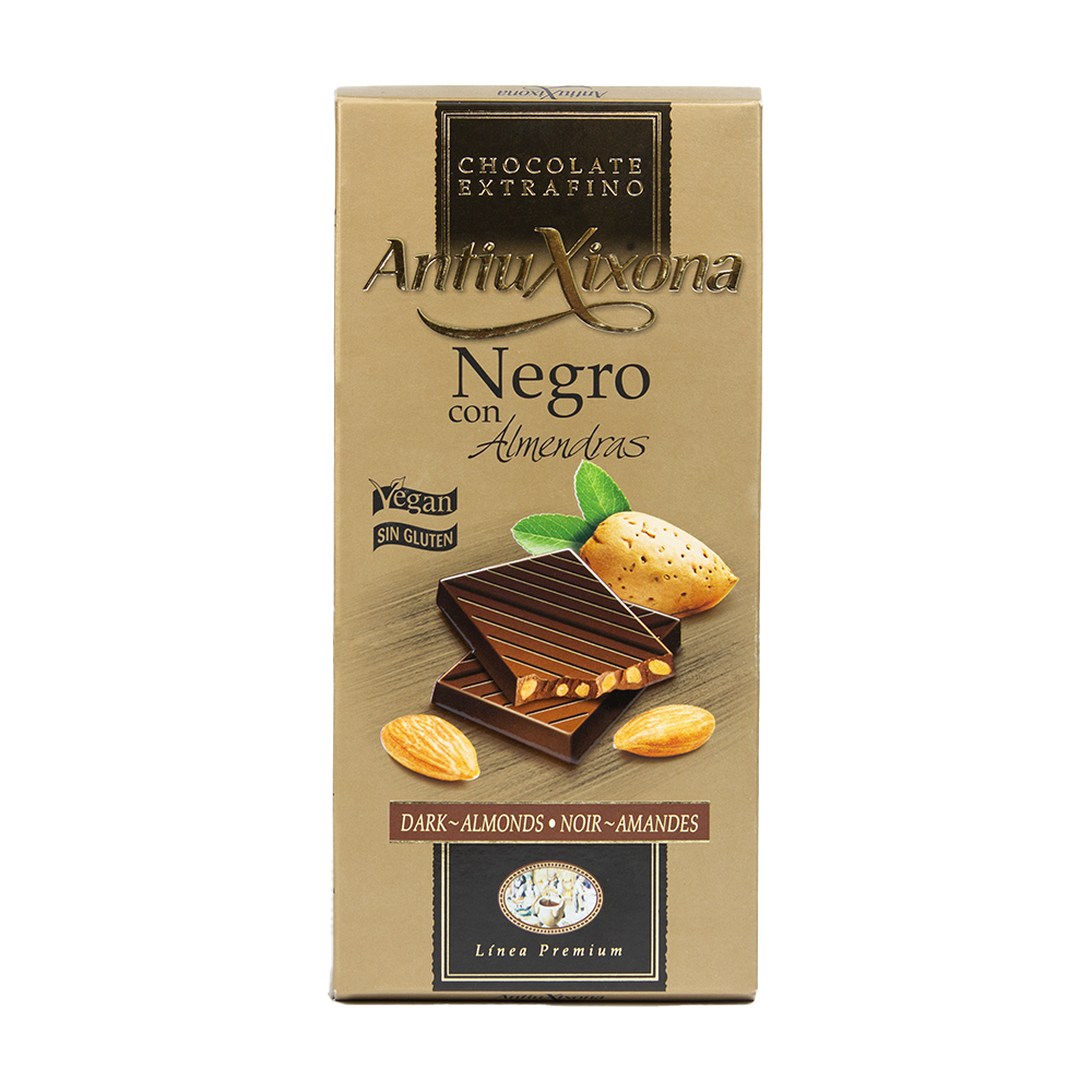 Изображение товара Шоколад Antiuxixona Темный с Миндалем 125г