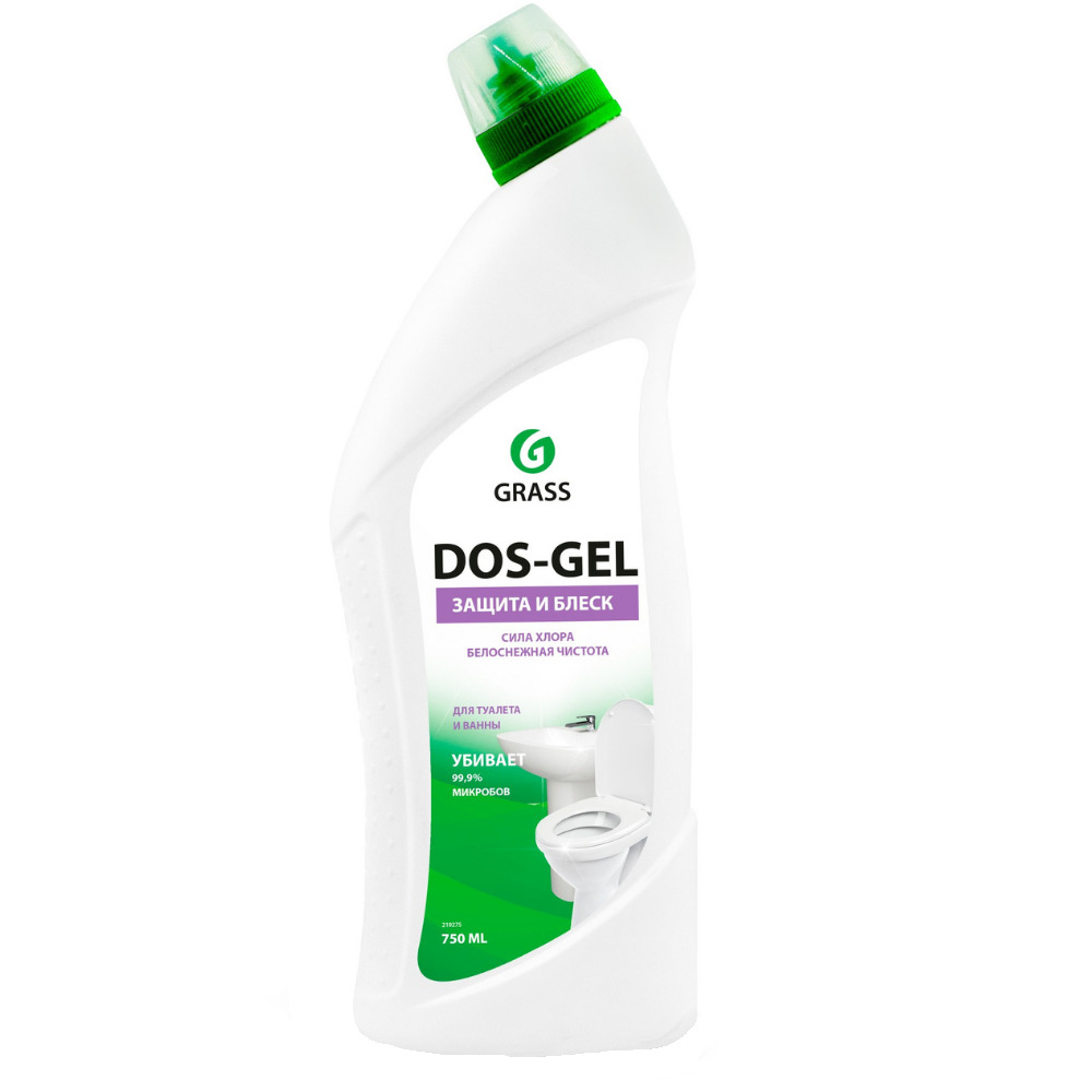 Купить средство чистящее grass dos-gel для туалета и ванны 750 мл с ...