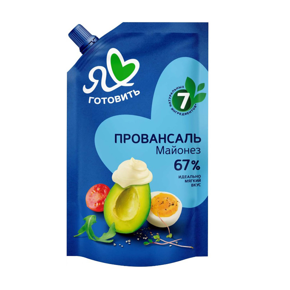 Изображение товара Майонез Я Люблю Готовить Провансаль 67% 700мл дой-пак