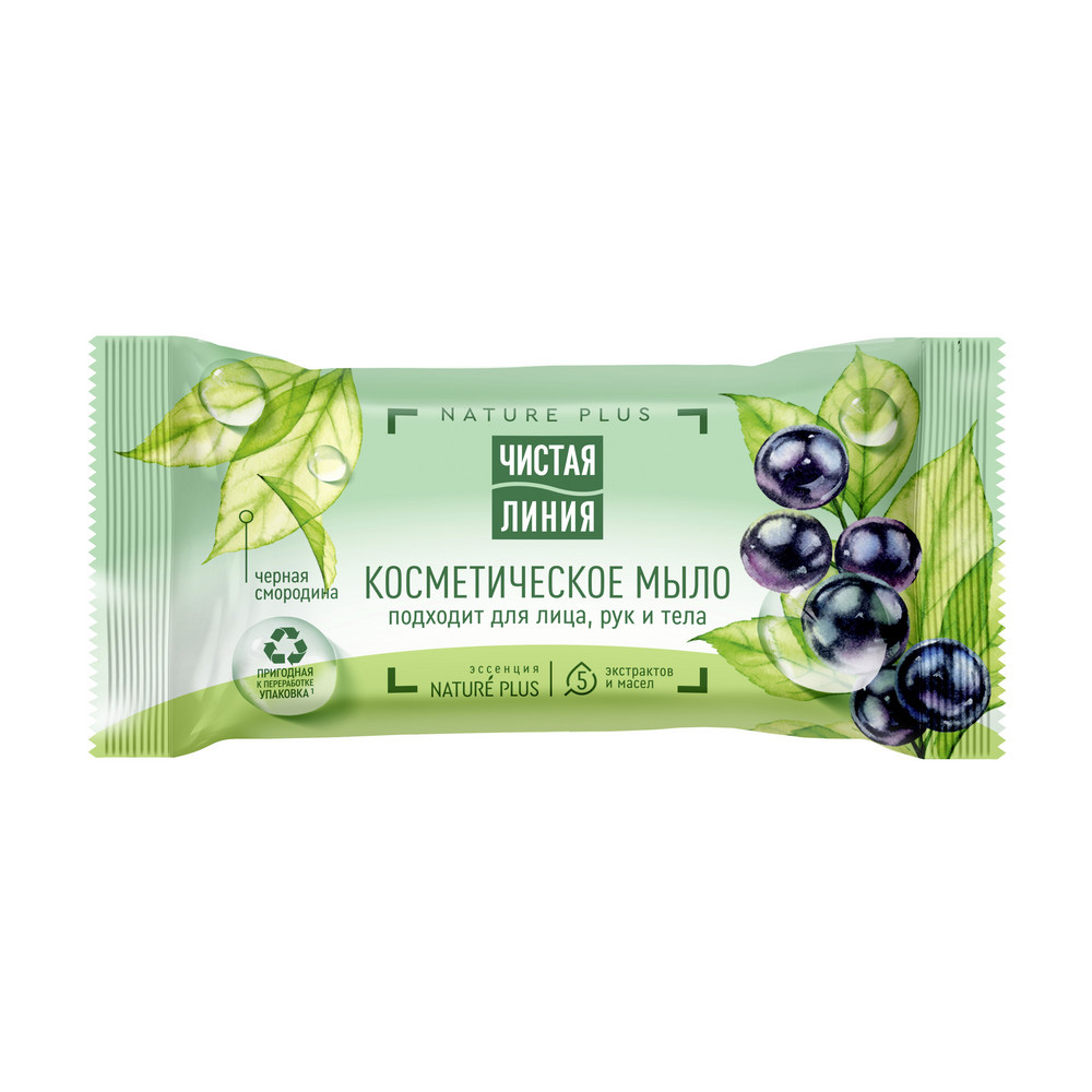 Изображение товара Мыло Чистая Линия Черная Смородина 75г