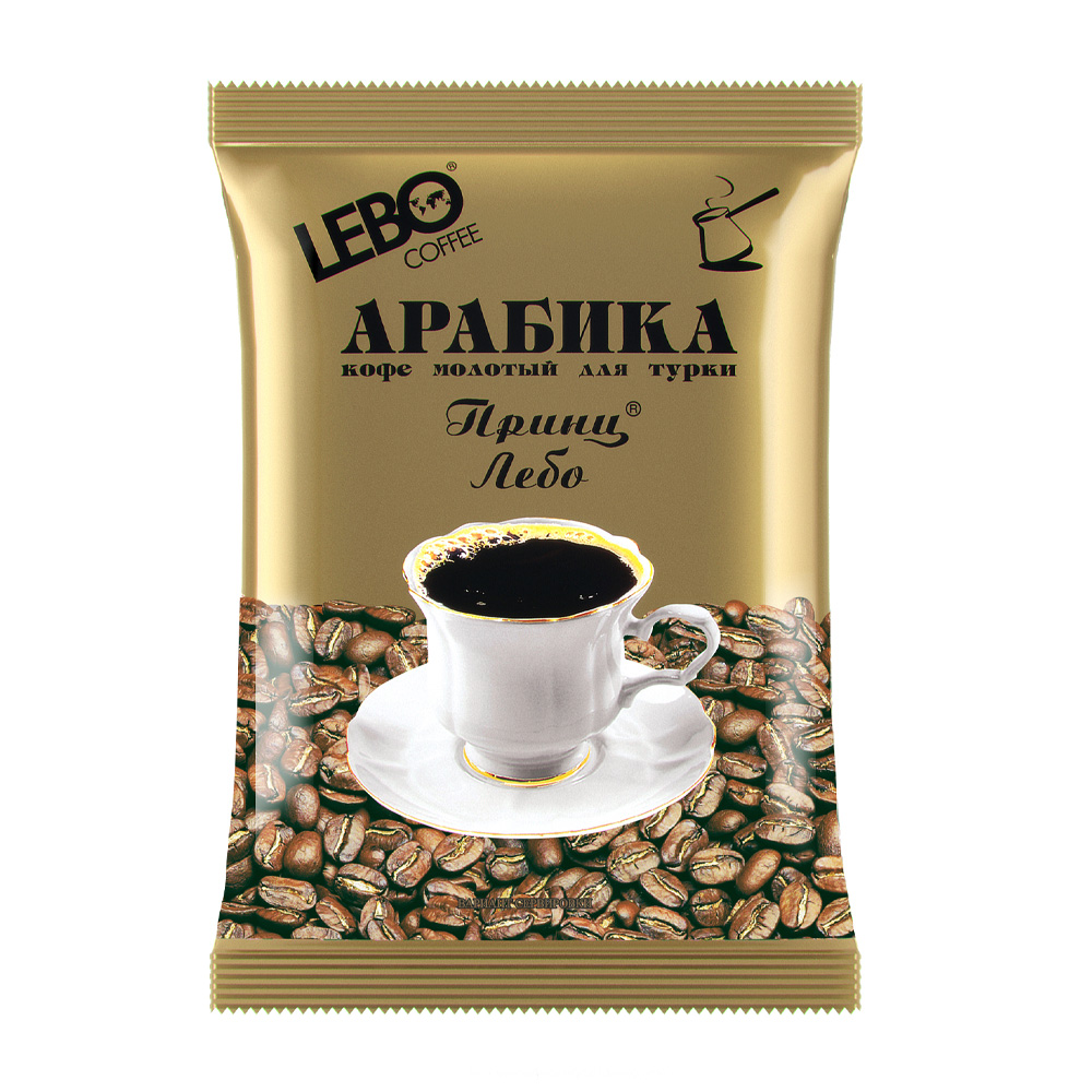 Изображение товара Кофе Молотый Lebo Принц Лебо 100г
