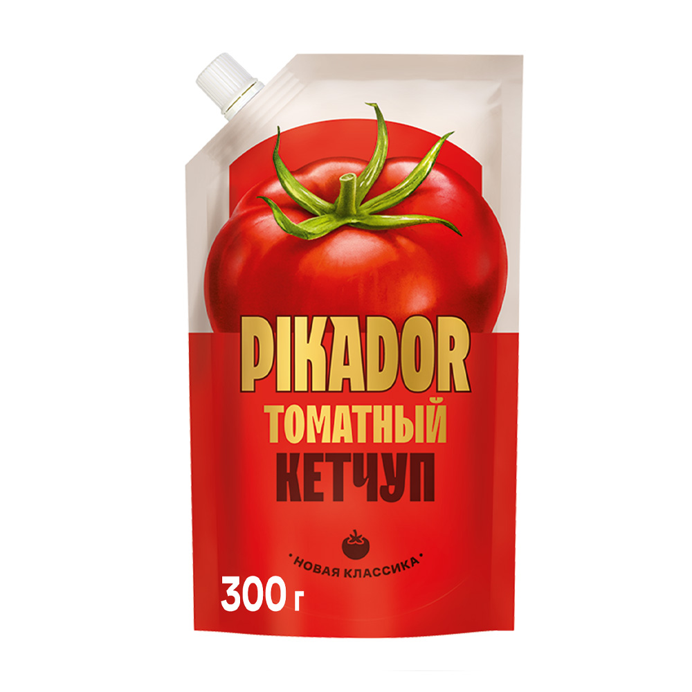 Изображение товара Кетчуп Pikador Томатный 300г дой-пак