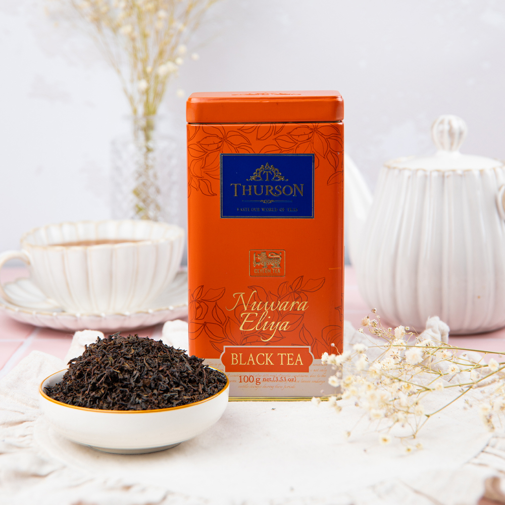 Изображение товара Чёрный чай Thurson Nuwara Eliya 100 г — подарочный набор