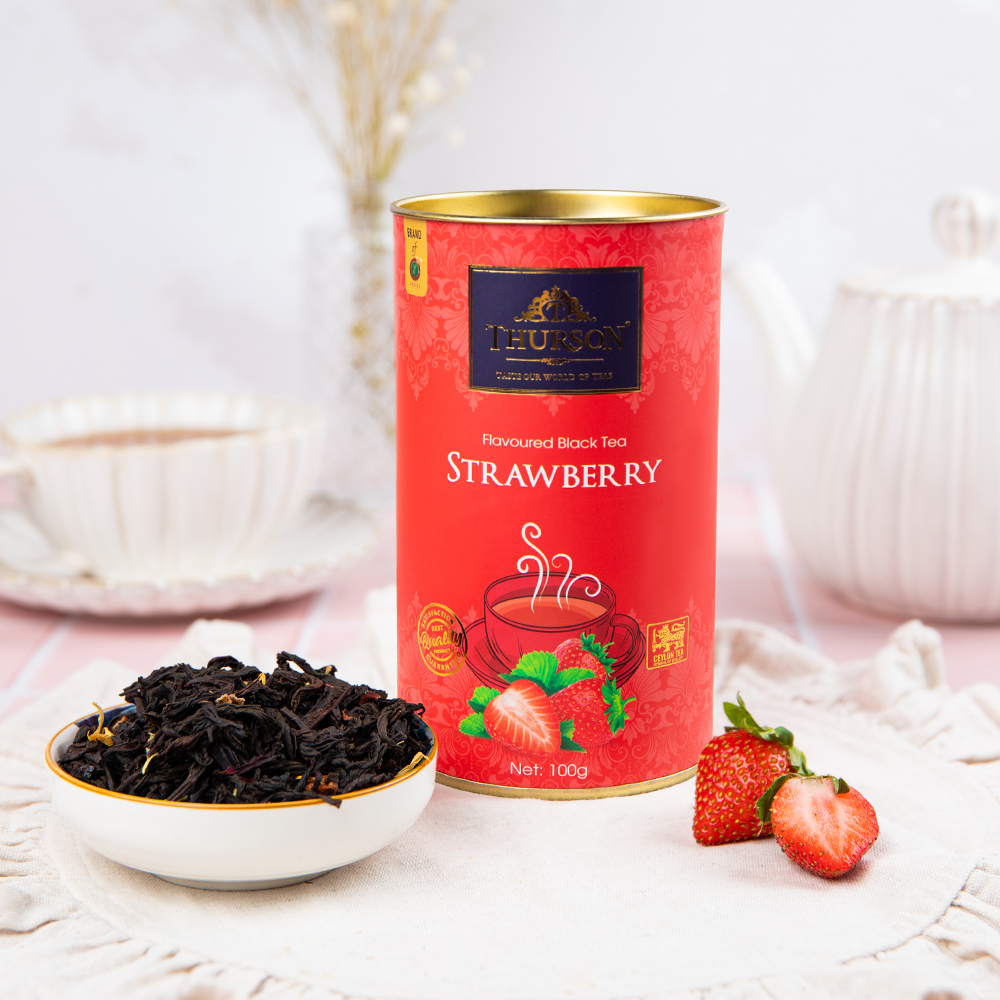 Изображение товара Чай Черный Thurson Strawberry 100г