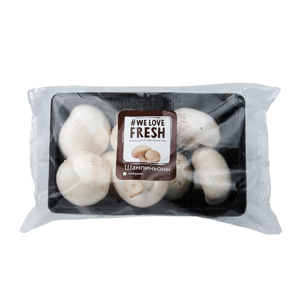 Купить грибы we love fresh шампиньоны для гриля 700г с доставкой на дом ...