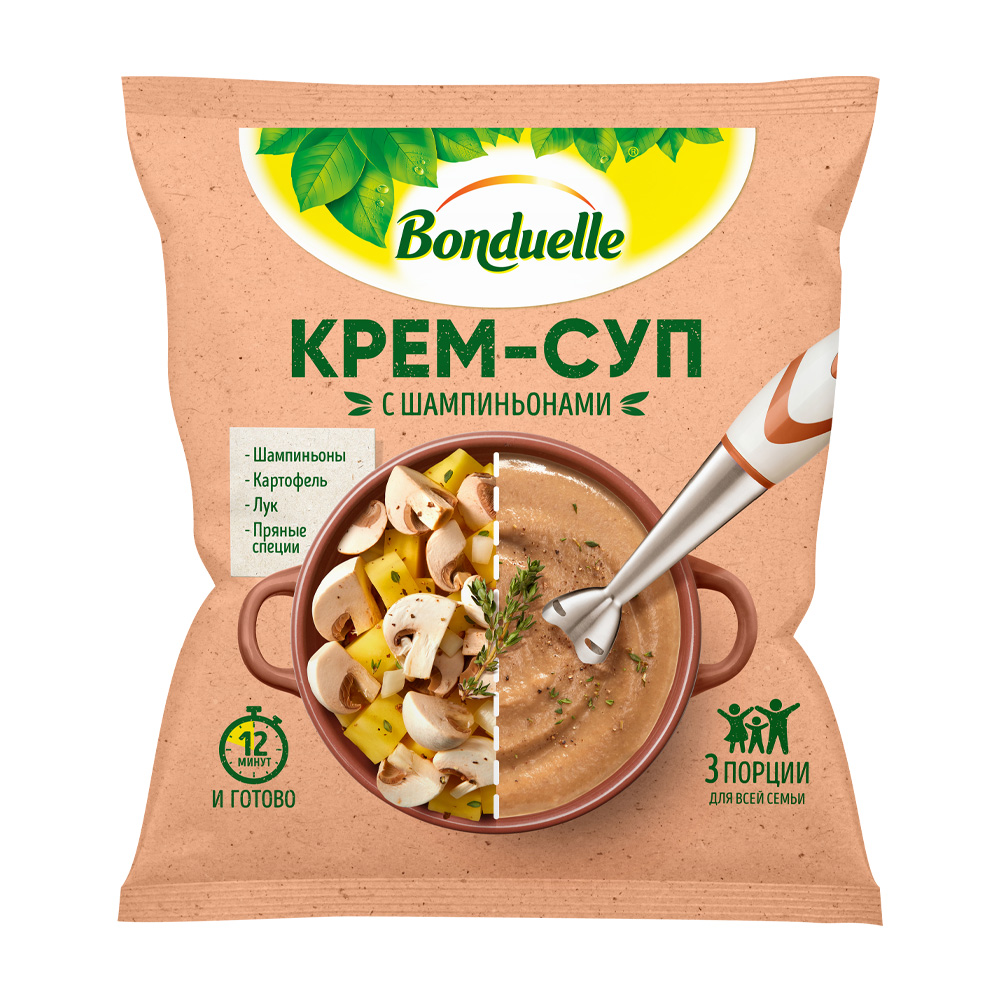 Купить смесь овощная bonduelle крем-суп с шампиньонами 350г с доставкой на  дом в магазине SPAR