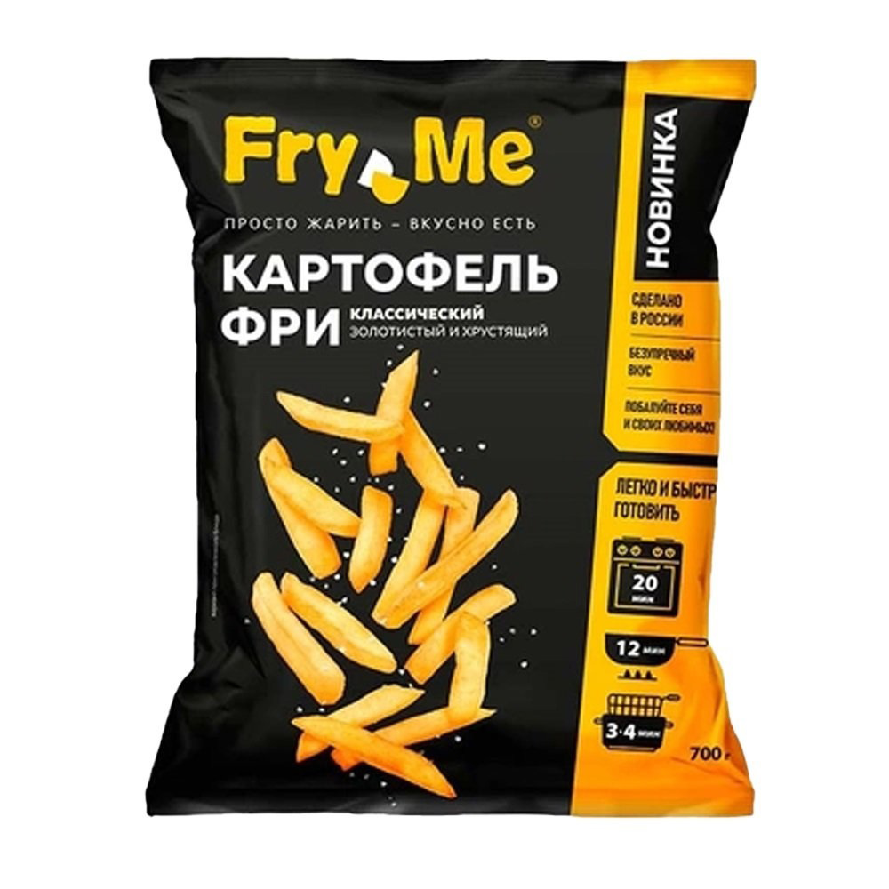 Купить картофель фри fry me в панировке классический 9мм 700г с доставкой  на дом в магазине SPAR