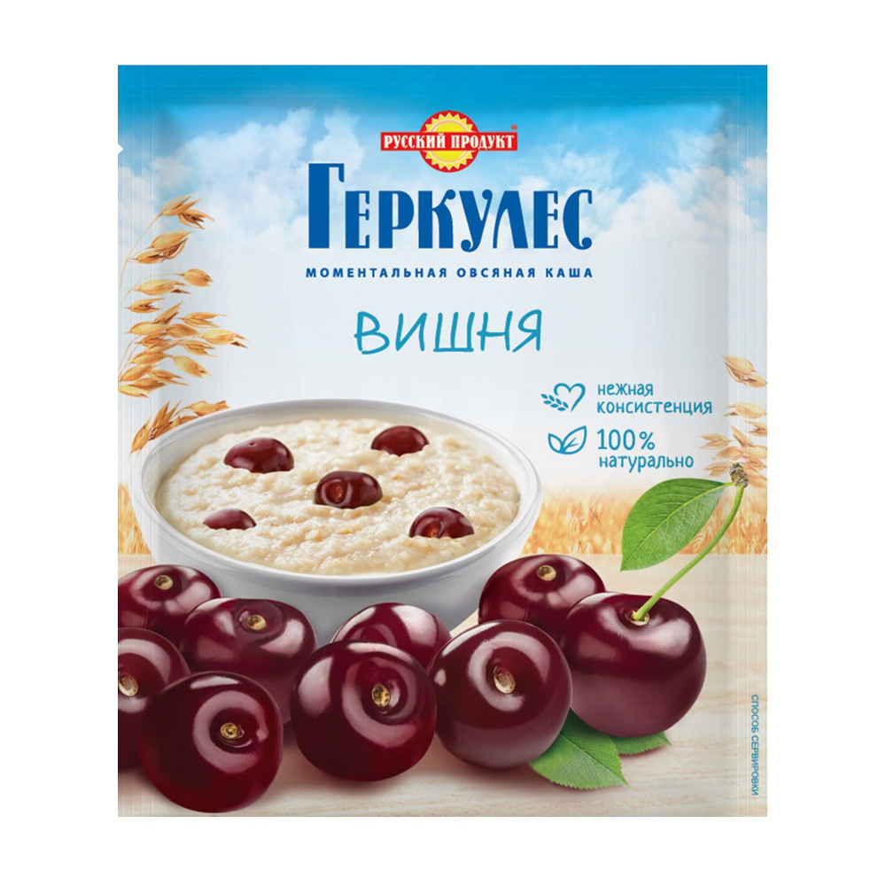 Изображение товара Каша Овсяная Геркулес Вишня 35г