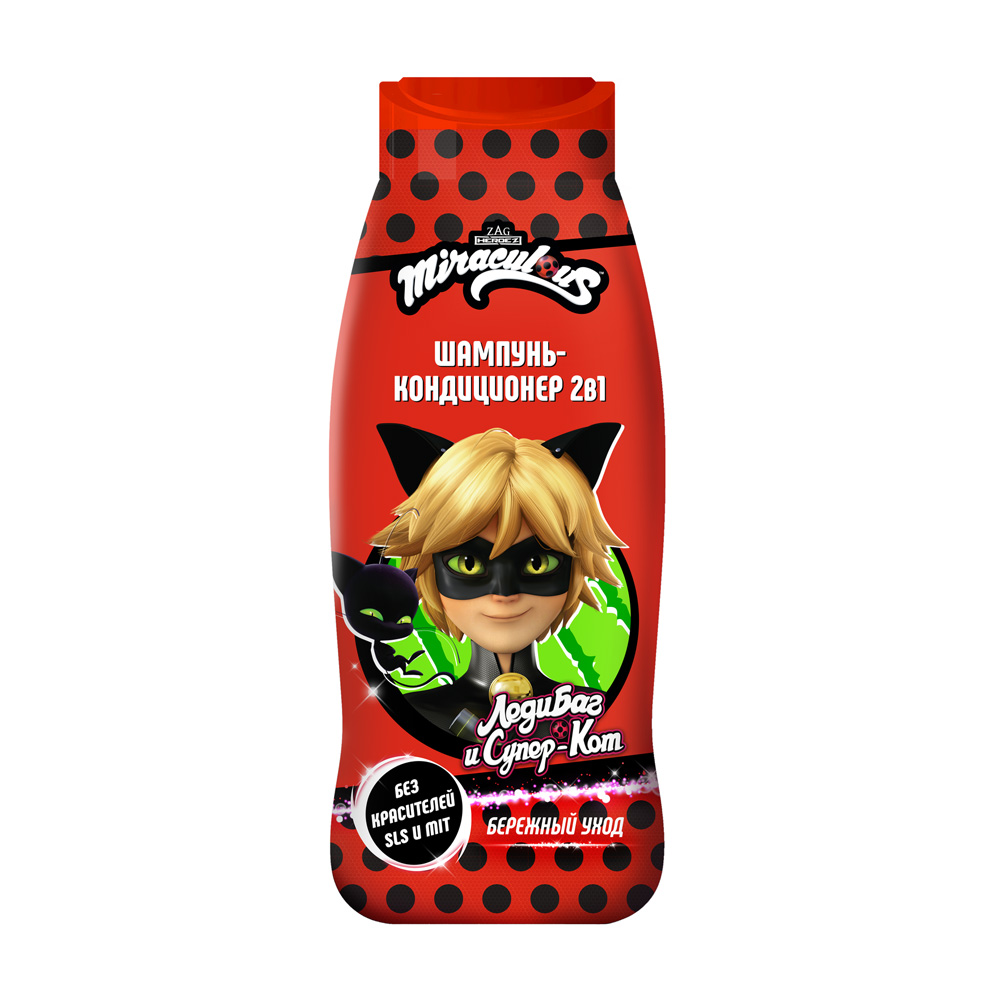 Изображение товара Шампунь-Кондиционер 2в1 Леди Баг и Супер Кот 400 мл