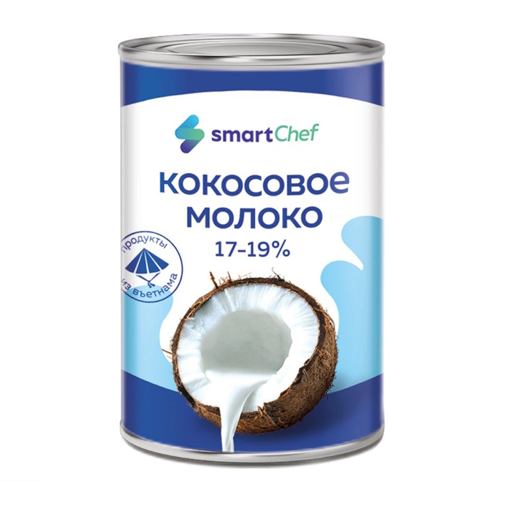 Купить молоко кокосовое smart chef 17-19% 400мл ж/б с доставкой на дом в  магазине SPAR