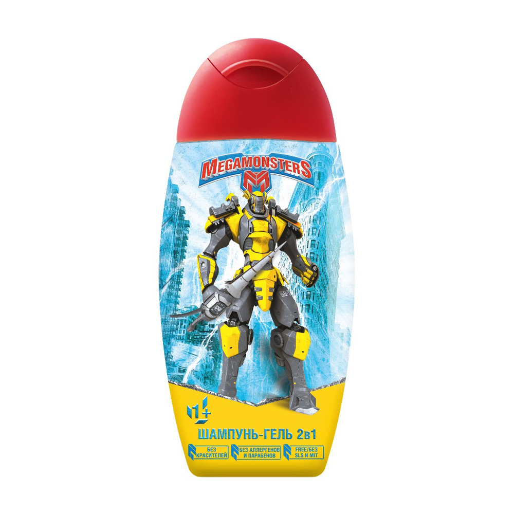 Изображение товара Шампунь-Гель Мegamonsters 2в1 Детский 300мл