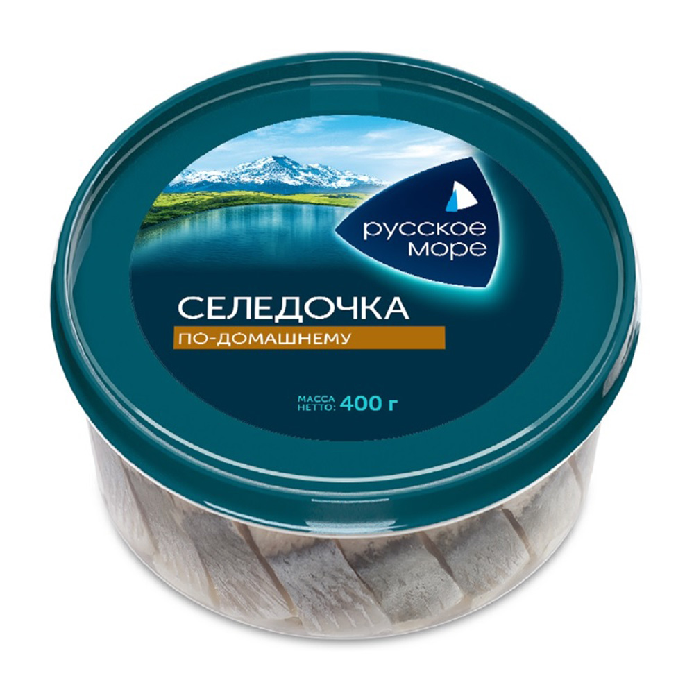 Изображение товара Сельдь Филе-Кусочки Русское Море в Масле по-Домашнему 400г