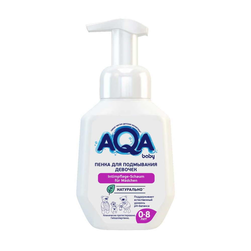 Изображение товара Пенка Aqa Baby для Подмывания Девочек Детская 250мл