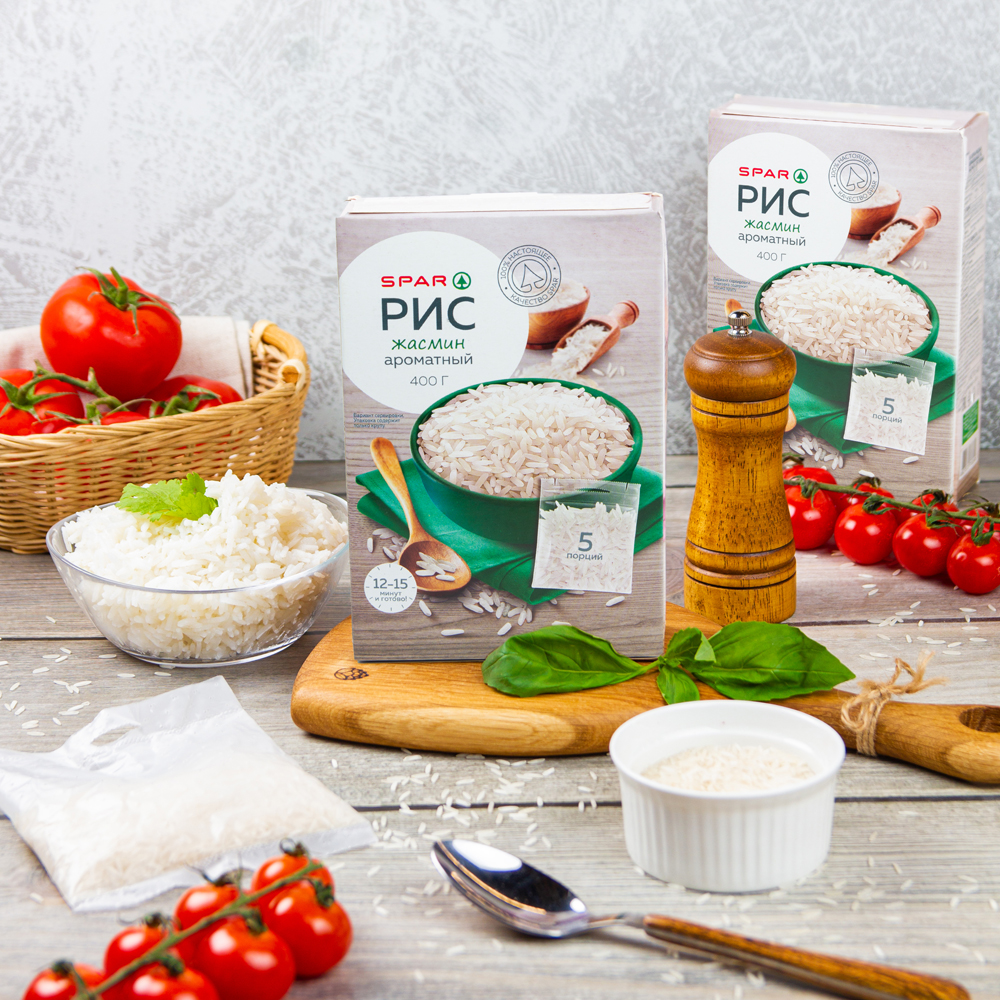 Изображение товара Рис SPAR Жасмин Ароматный 5*80г