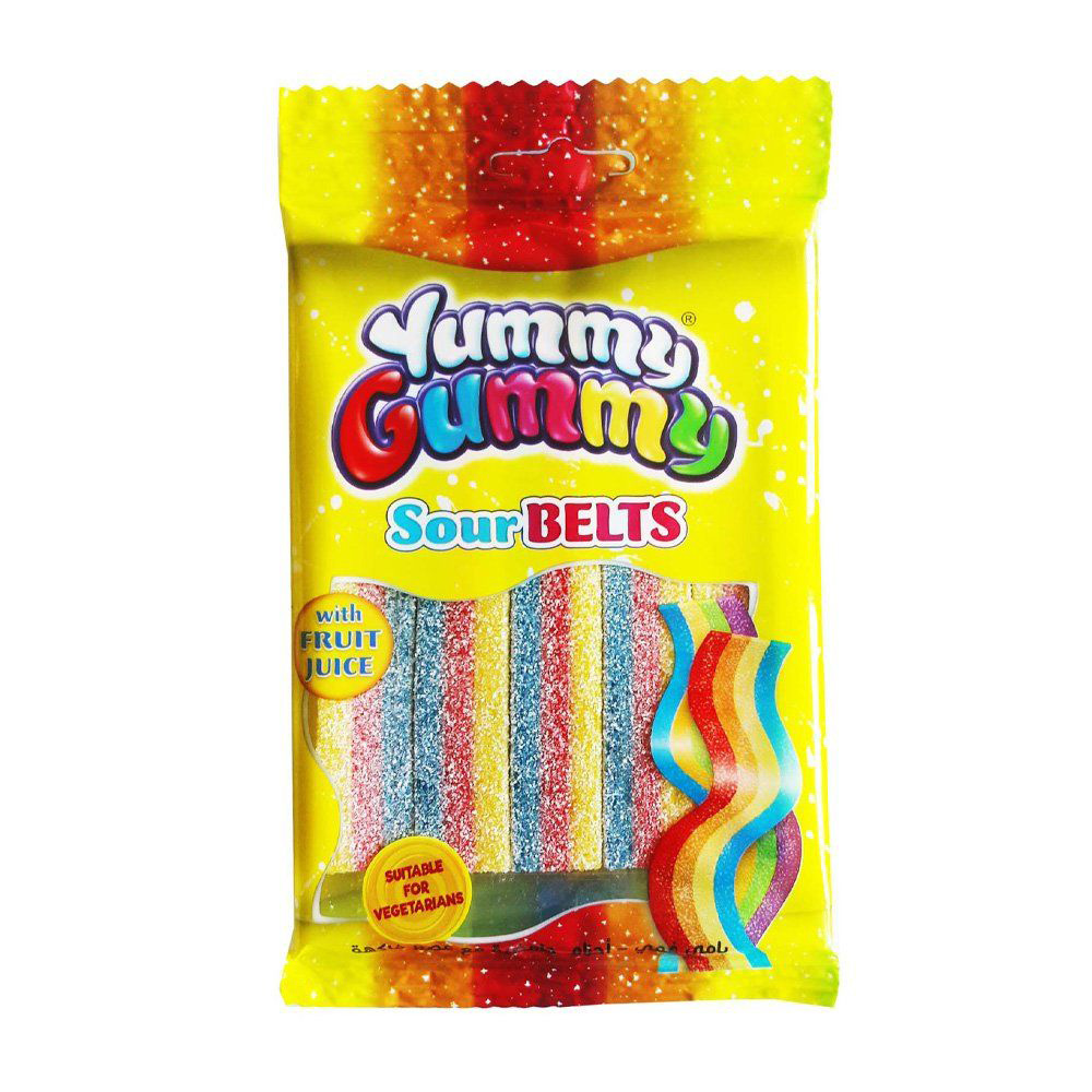 Изображение товара Мармелад Жевательный Yummy Gummy Кислая Лента Радуга 80г