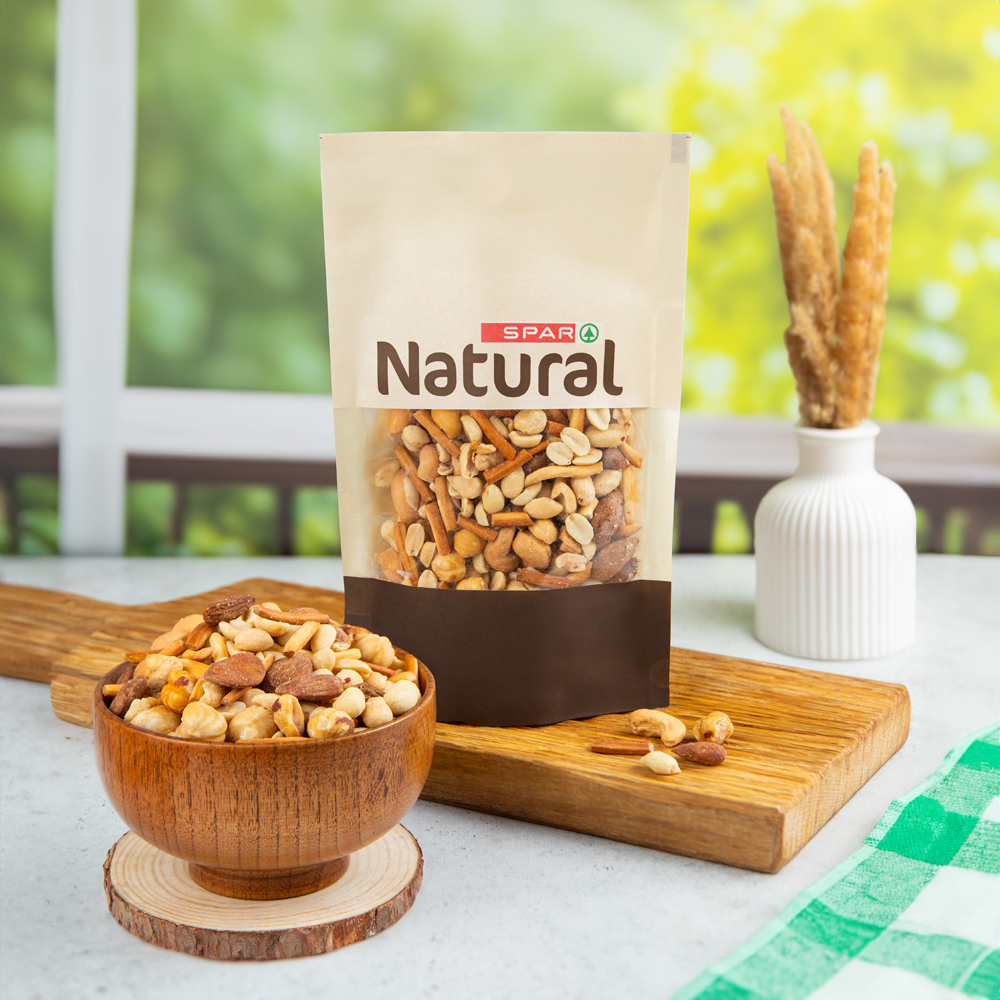 Изображение товара Смесь Орехов SPAR NATURAL с Морской Солью и Сыром 150г