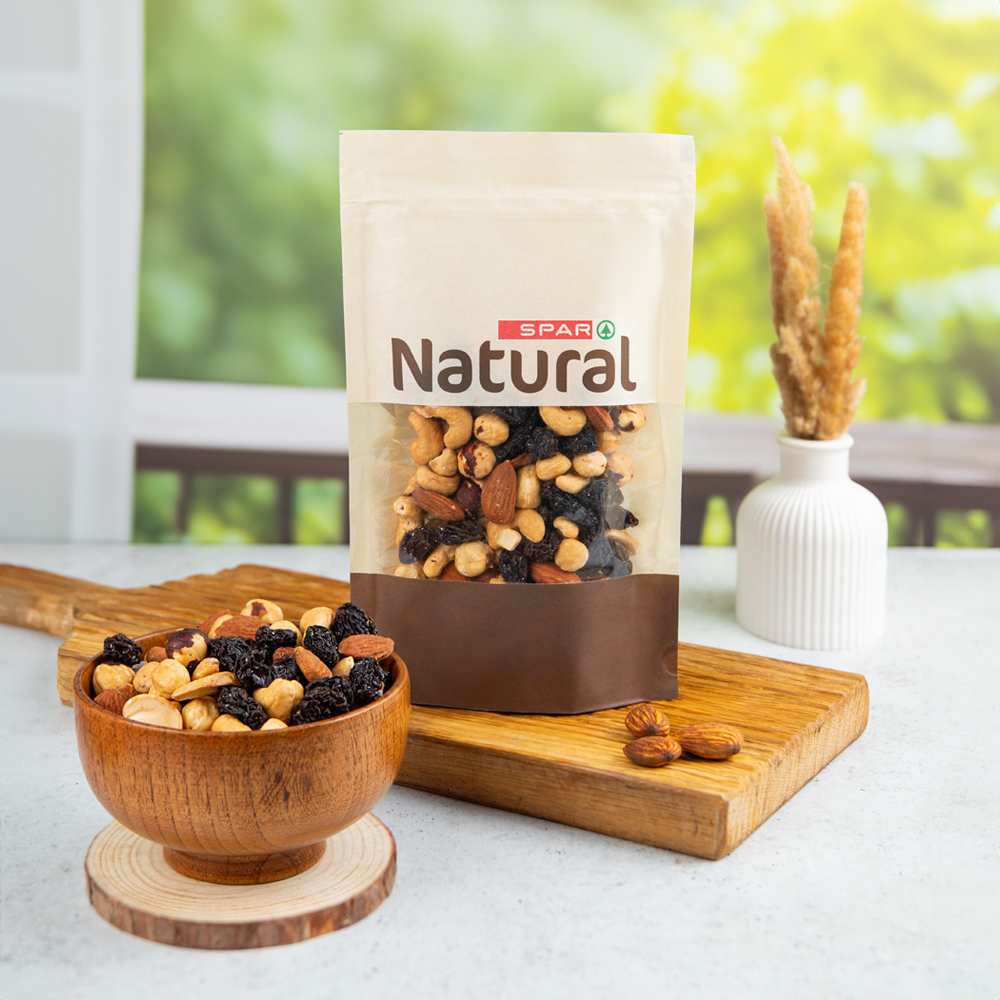 Изображение товара Коктейль SPAR NATURAL из Орехов и Сухофруктов 150г