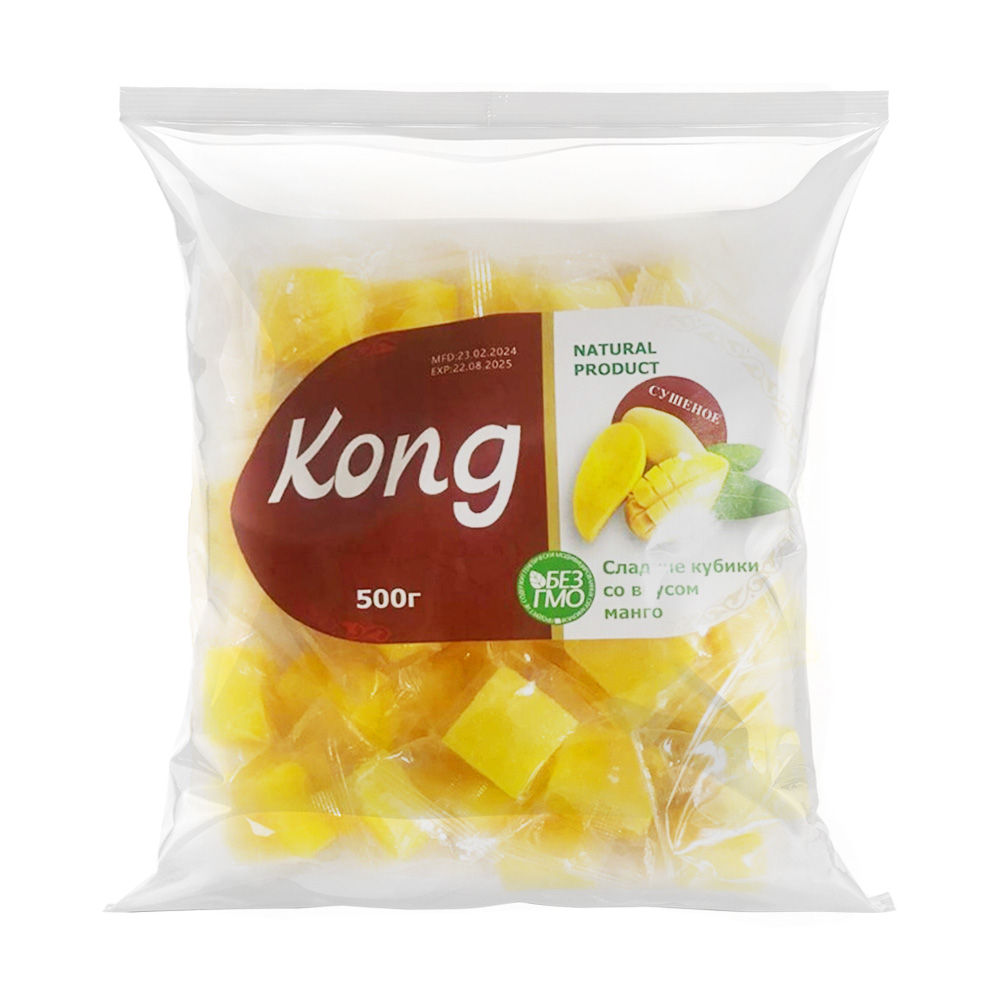 Купить конфеты kong манго 500г с доставкой на дом в магазине SPAR